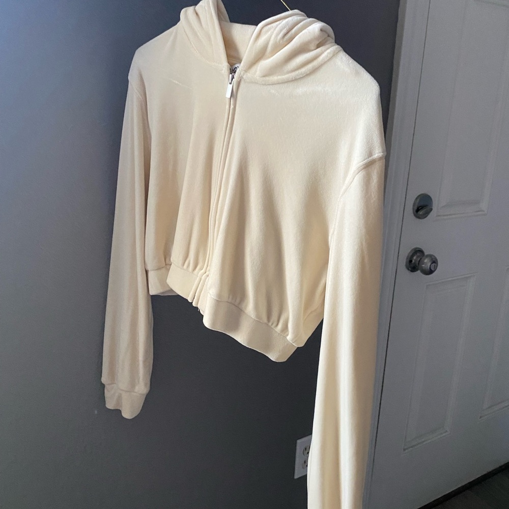 Divided Cream Hooded Sweater